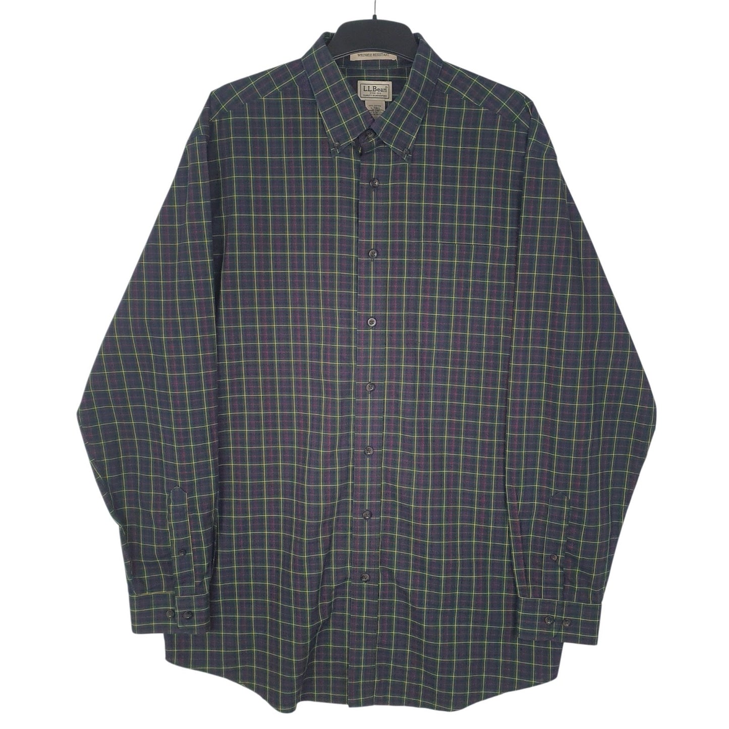 Mens Navy L.L.Bean  Long Sleeve Shirt