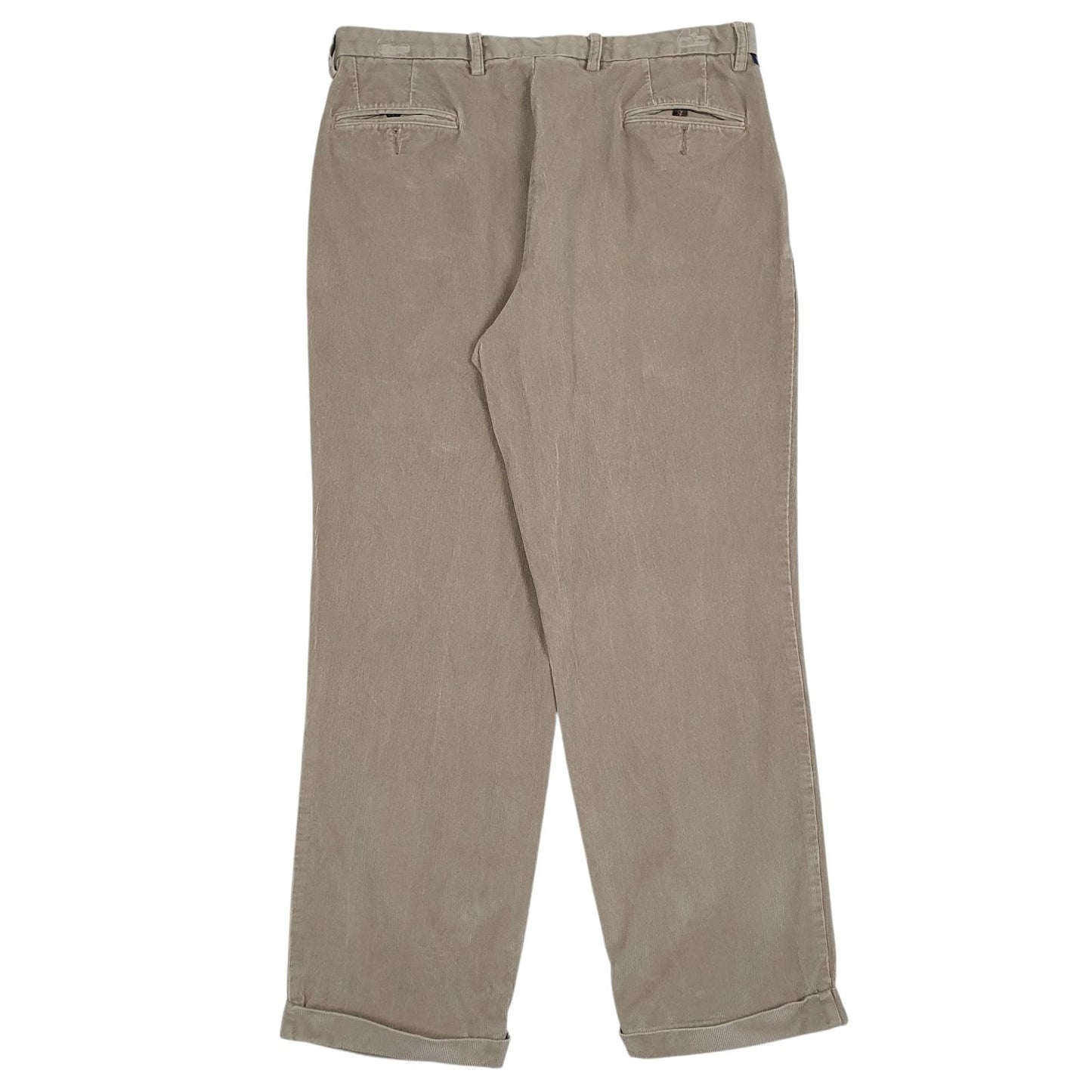 Mens Brown Dockers Pleated  Trousers
