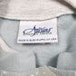 Womens Blue Artisans Graphic Vintage 90s Made In USA Cardigan Jumper
