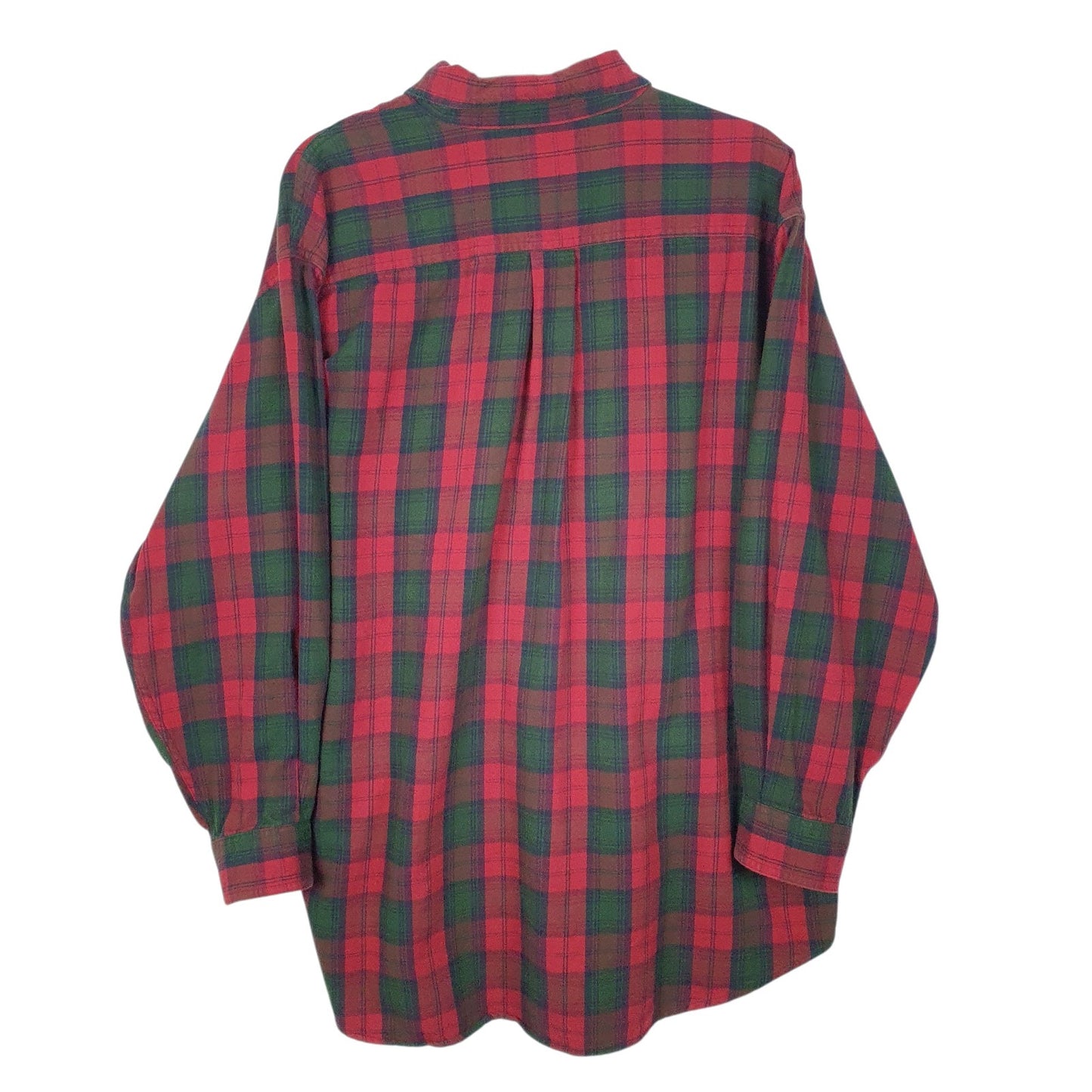 Mens Red L.L.Bean Flannel  Shirt