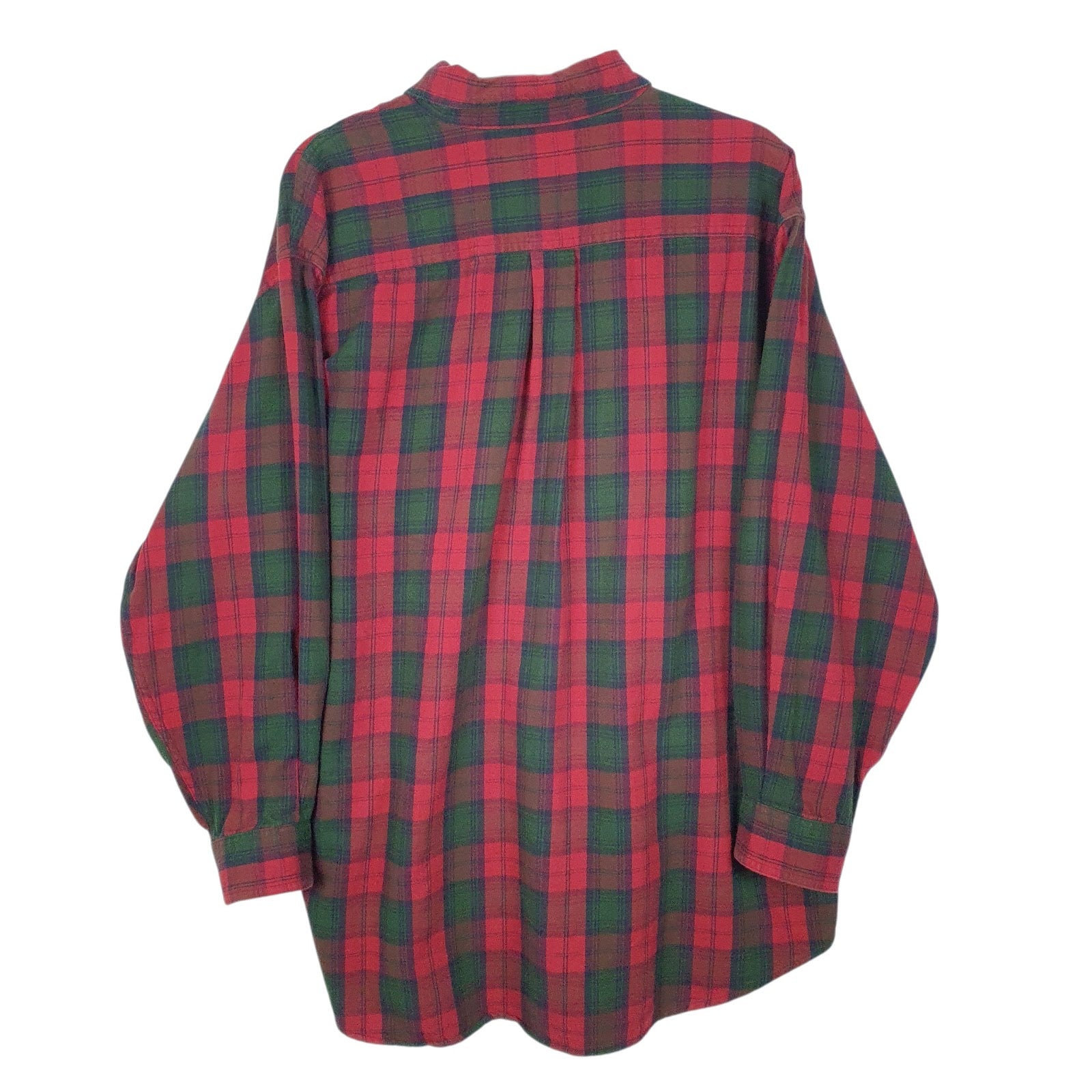 Mens Red L.L.Bean Flannel  Shirt