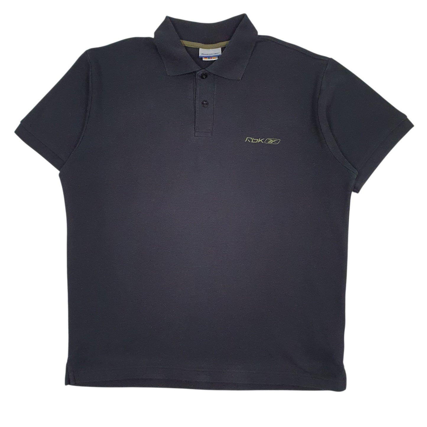 Mens Grey Reebok  Short Sleeve Polo Shirt