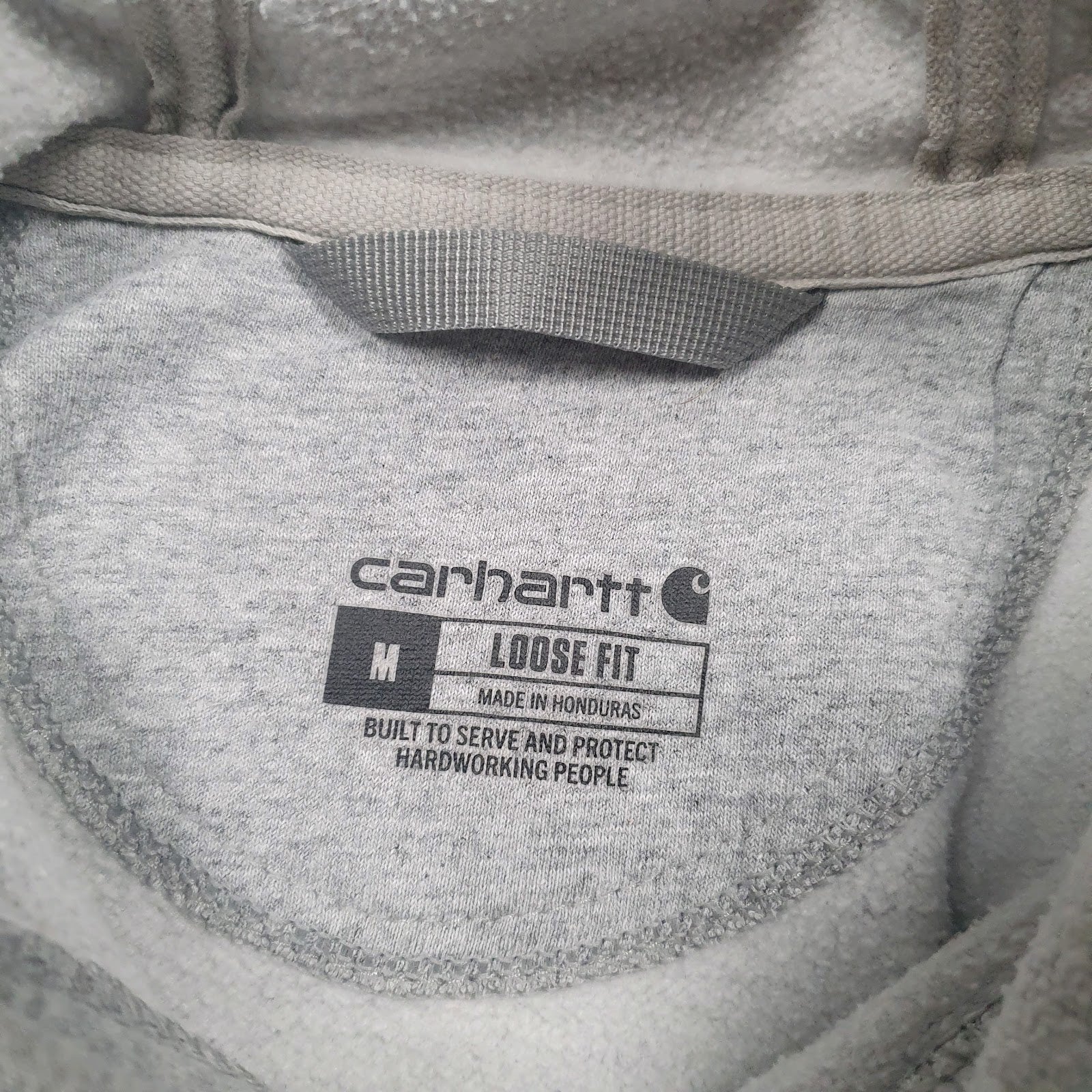 Mens Grey Carhartt  Hoodie Jumper