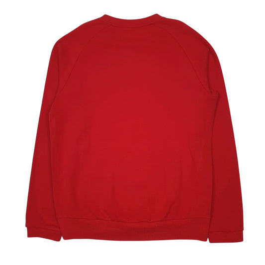 Mens Red Champion  Crewneck Jumper