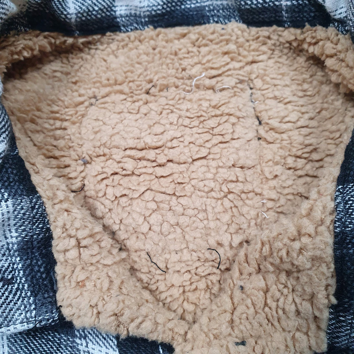 Mens Black Unbranded Sherpa Lined  Coat