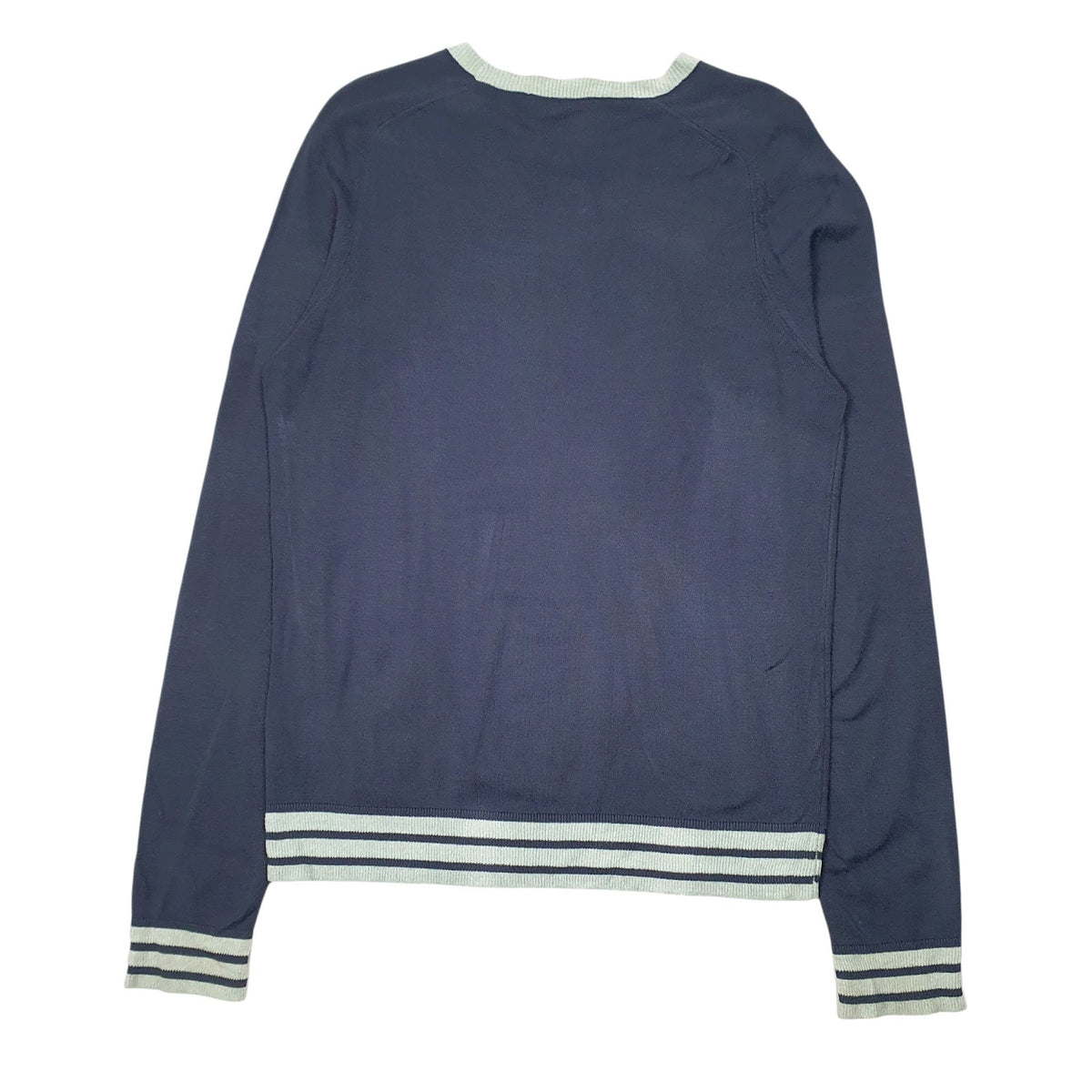 Mens Blue Trussardi  Crewneck Jumper