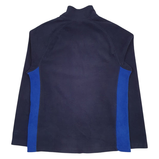 Mens Navy Starter  Quarter Zip Jumper