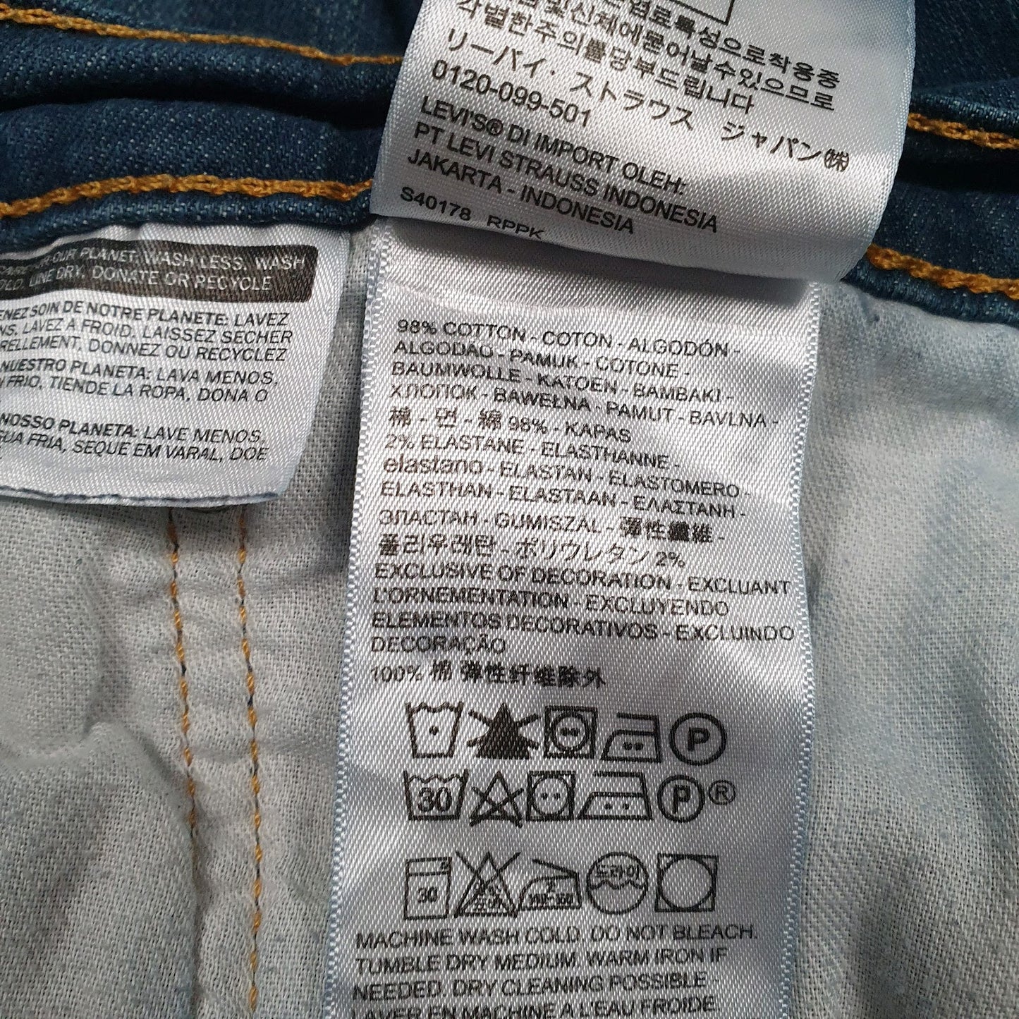 Mens Blue Levis   Jeans