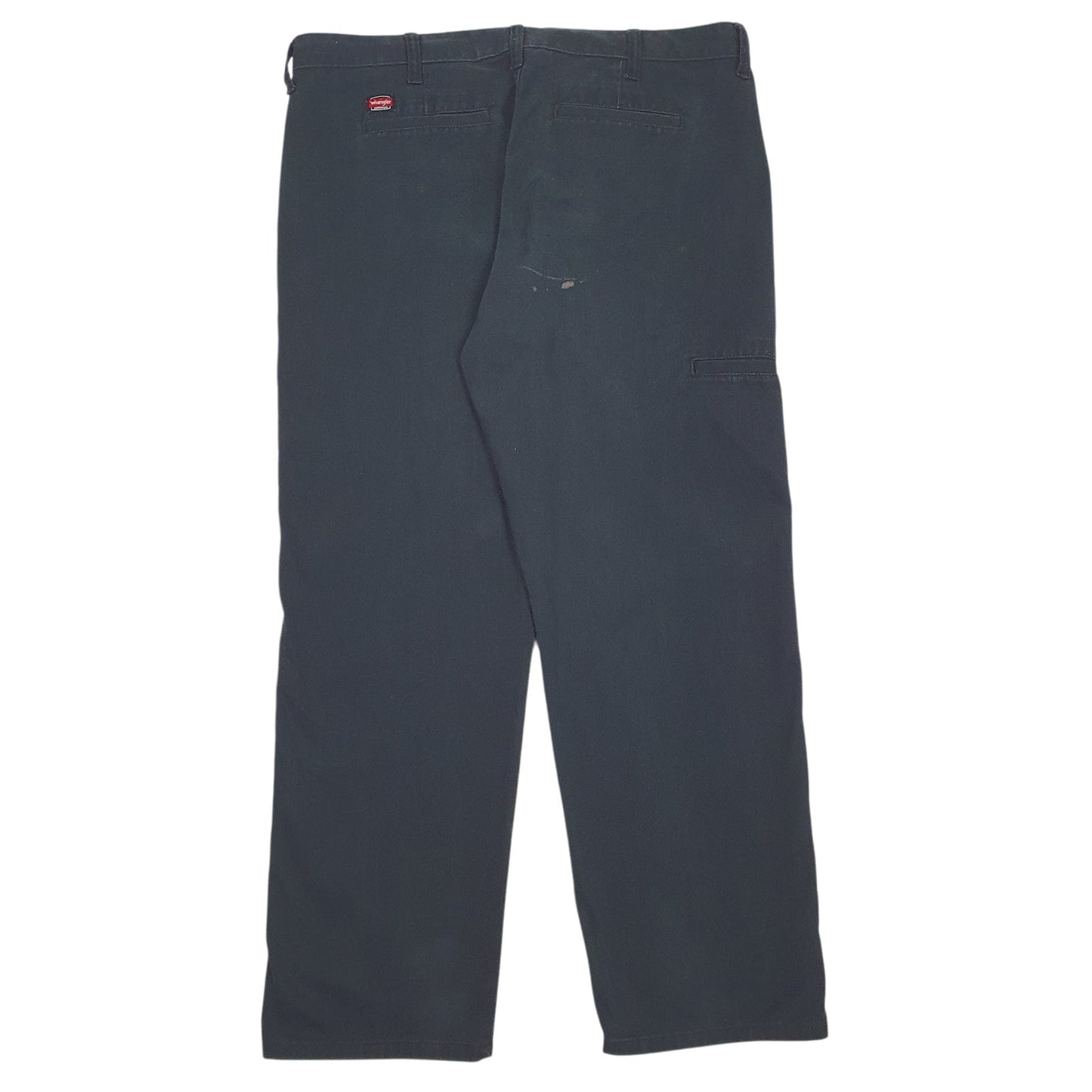 Mens Black Wrangler Workwear  Trousers