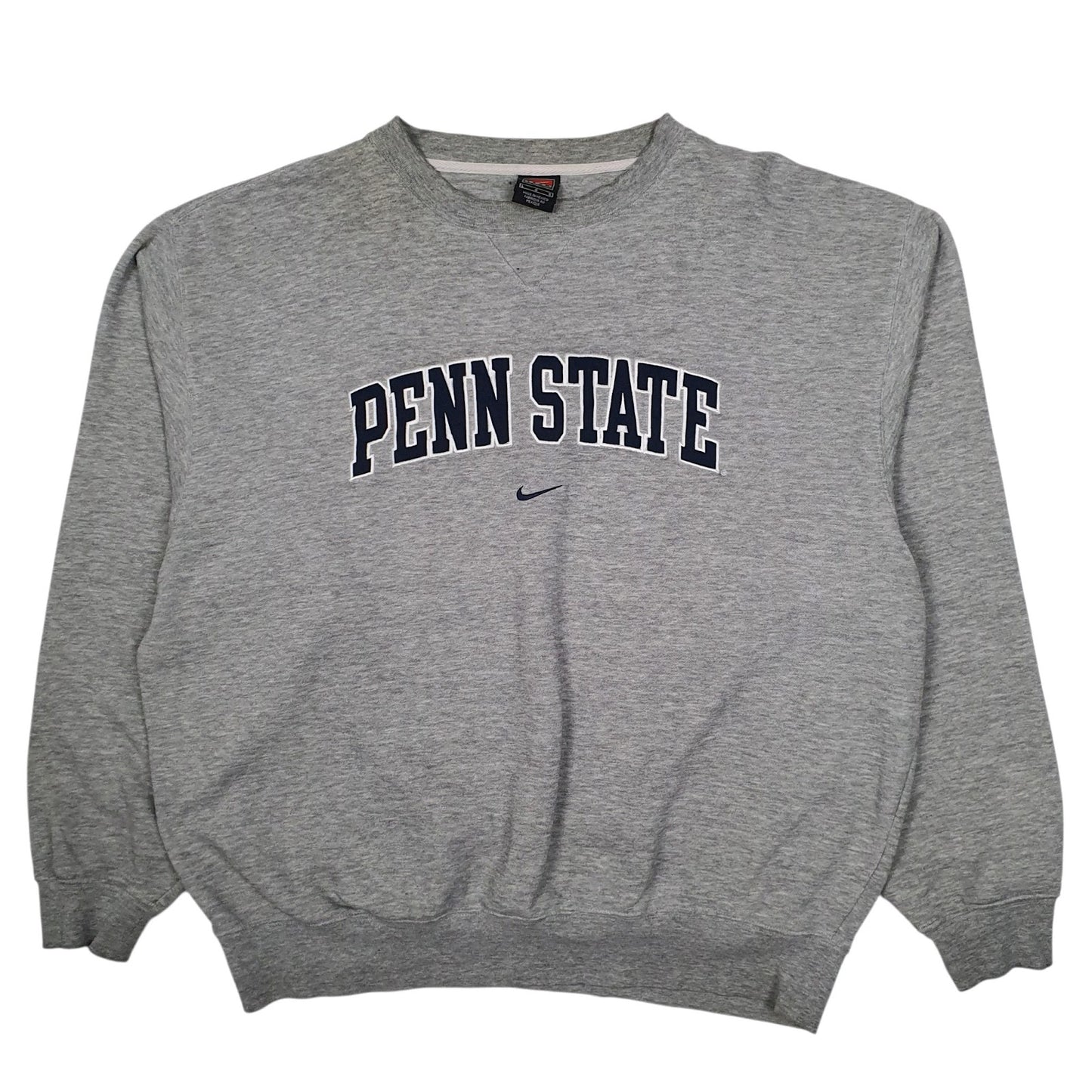Mens Grey Nike Penn State Vintage 90s Crewneck Jumper