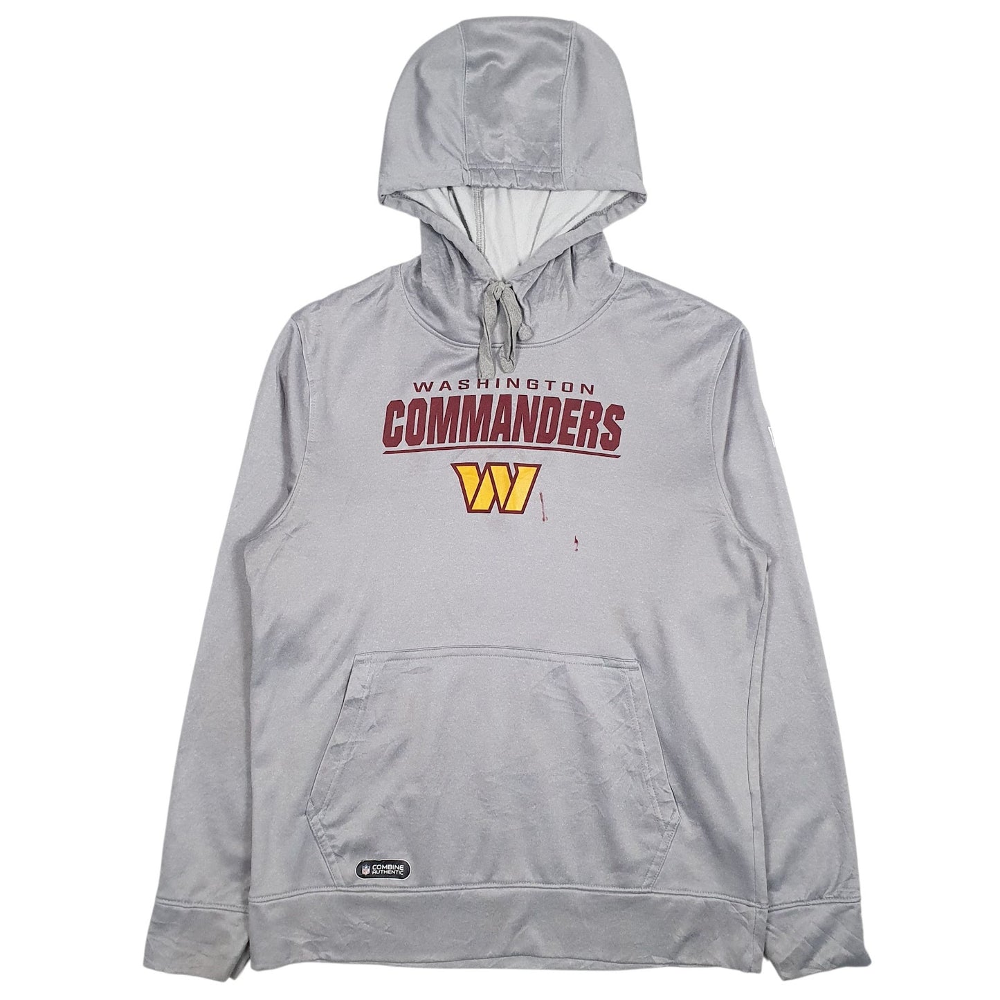 Mens Grey NFL Washington Commanders Hoodie Jumper
