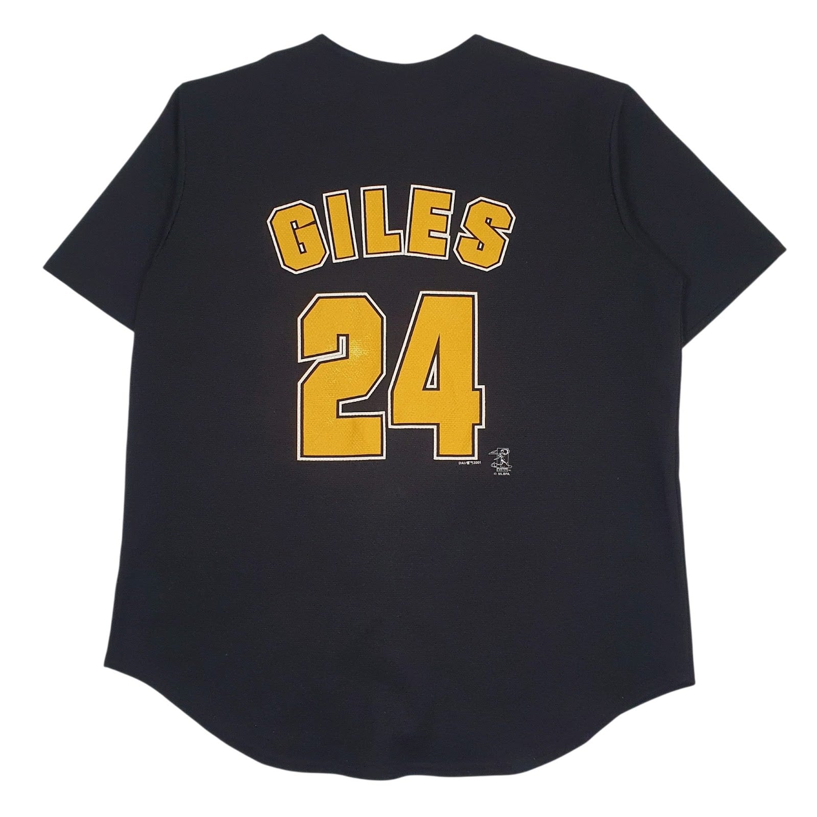 Mens Black True Fan Vintage 00s Jersey MLB Pittsburgh Pirates  T Shirt