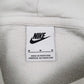 Mens White Nike Baggy Hoodie Jumper