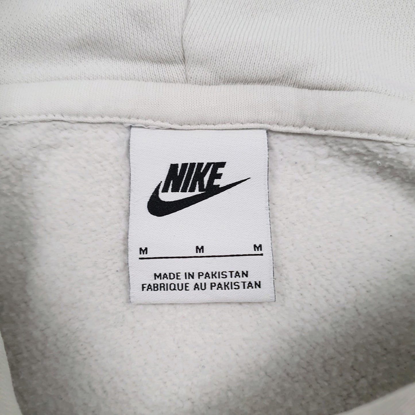 Mens White Nike Baggy Hoodie Jumper