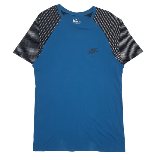 Mens Blue Nike  Short Sleeve T Shirt