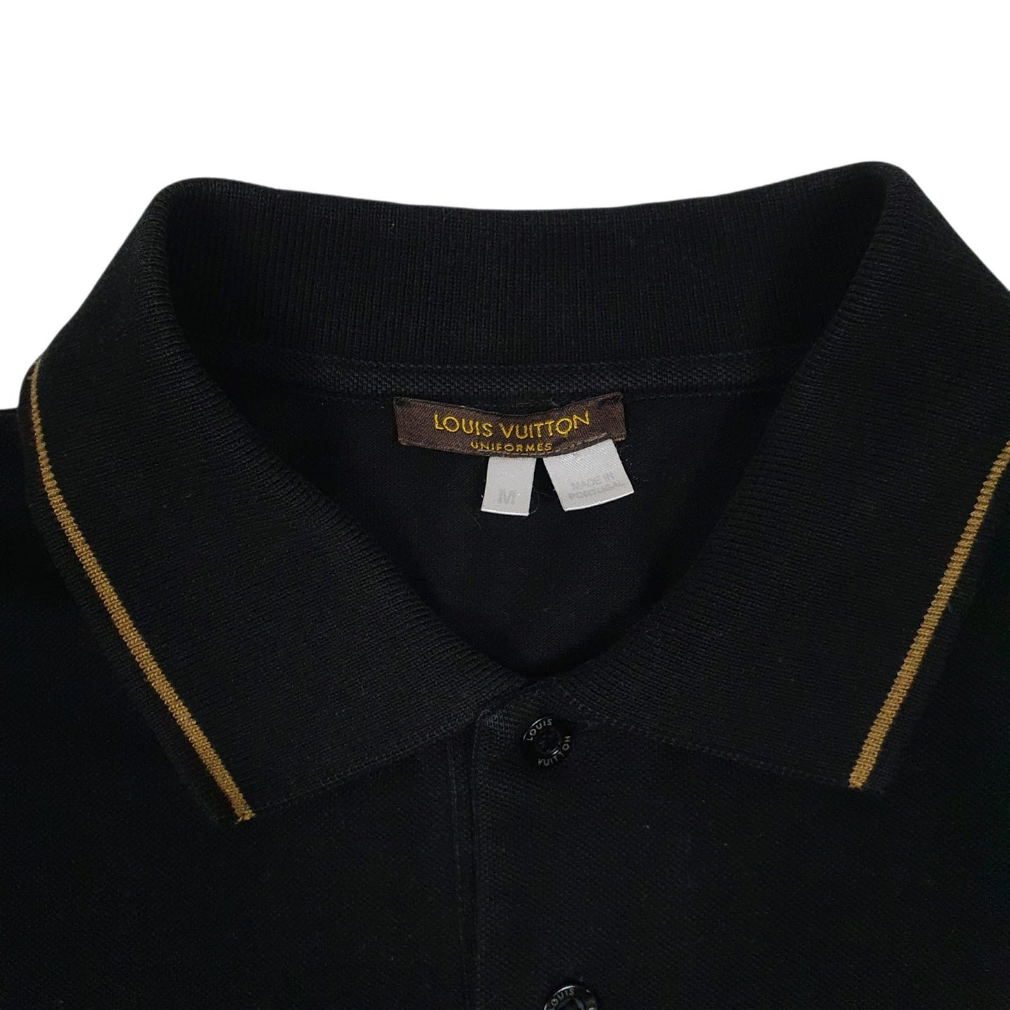 Mens Black Louis Vuitton   Polo Shirt