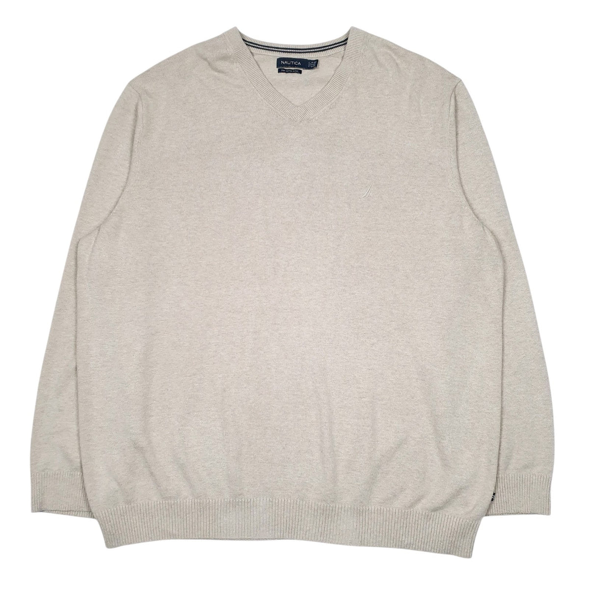 Mens Beige Nautica  Crewneck Jumper