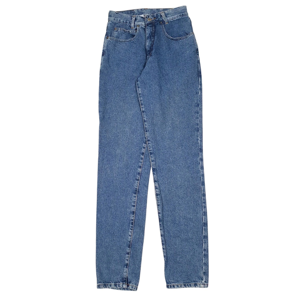 Womens Blue Texas Bull Vintage Casual JeansW26 L34