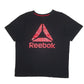 Mens Black Reebok  Short Sleeve T Shirt