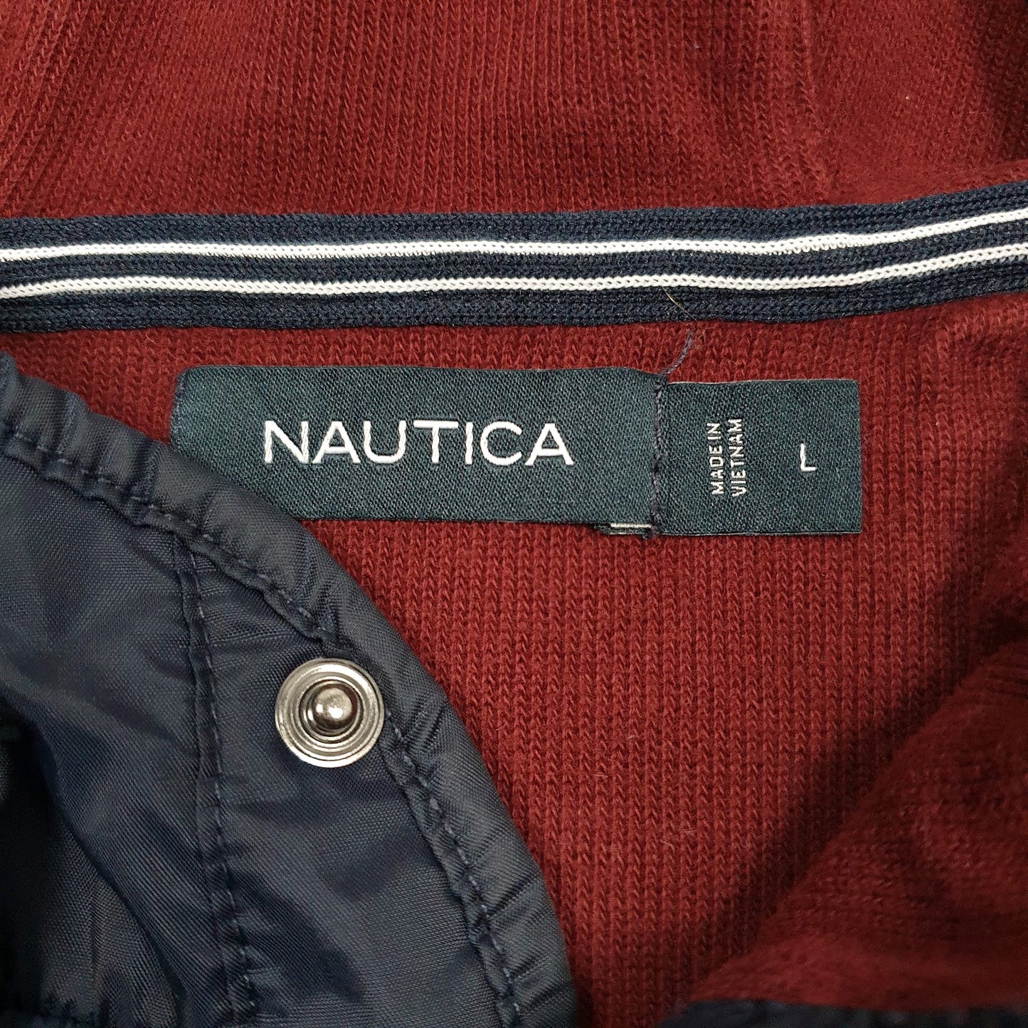 Mens Red Nautica  Hoodie Jumper