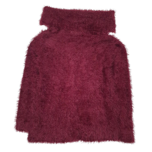 Womens Purple Raf Raf Fluffy Turtle Neck Jumper