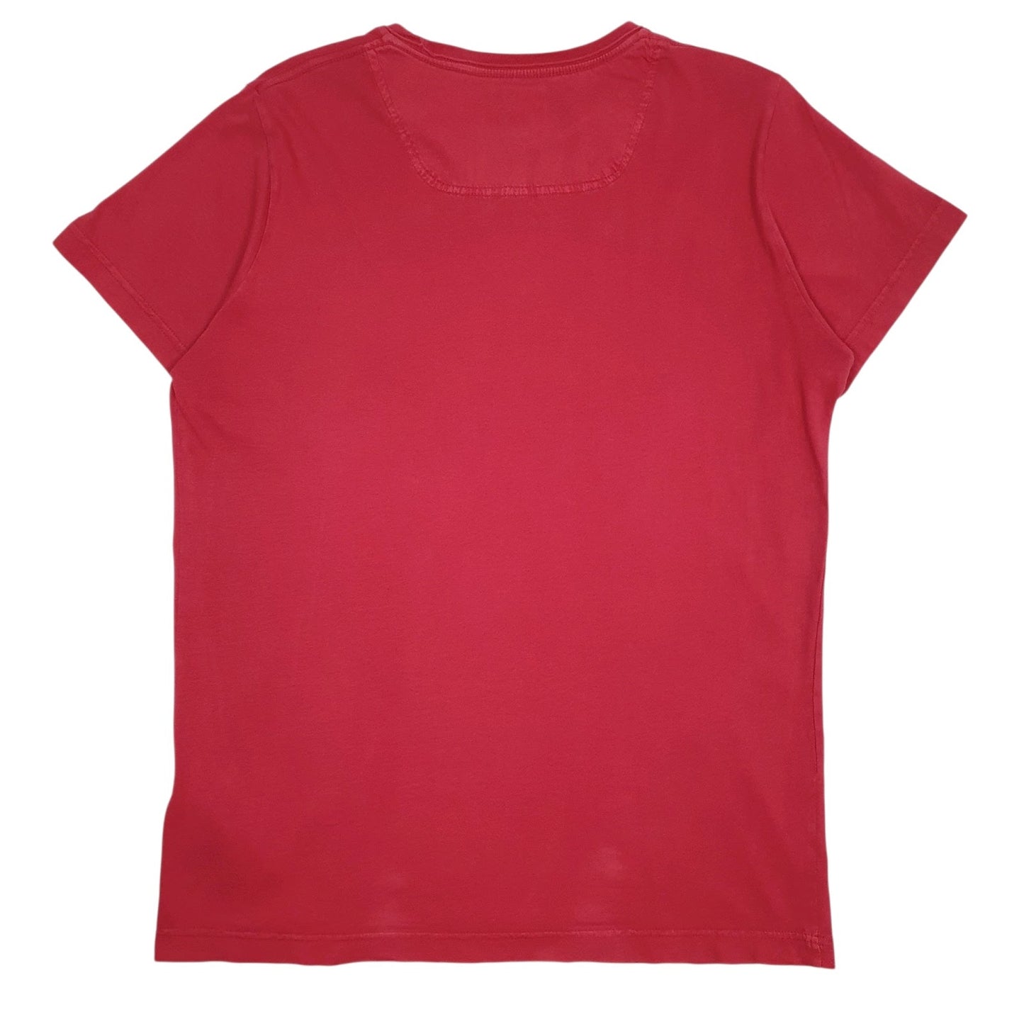 Mens Red Diesel   T Shirt