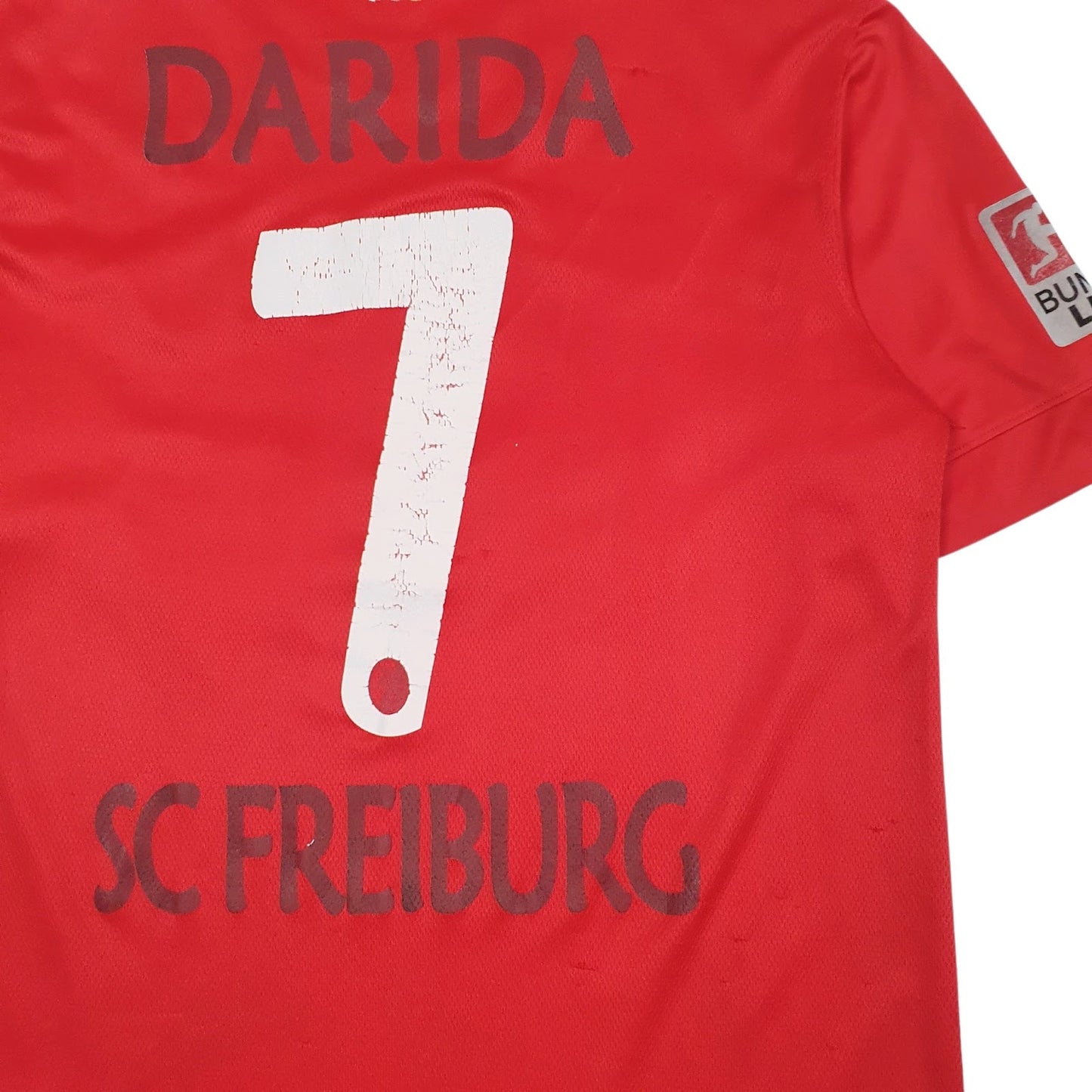 Mens Red Nike Dri-Fit Bundesliga SC Freiburg  T Shirt