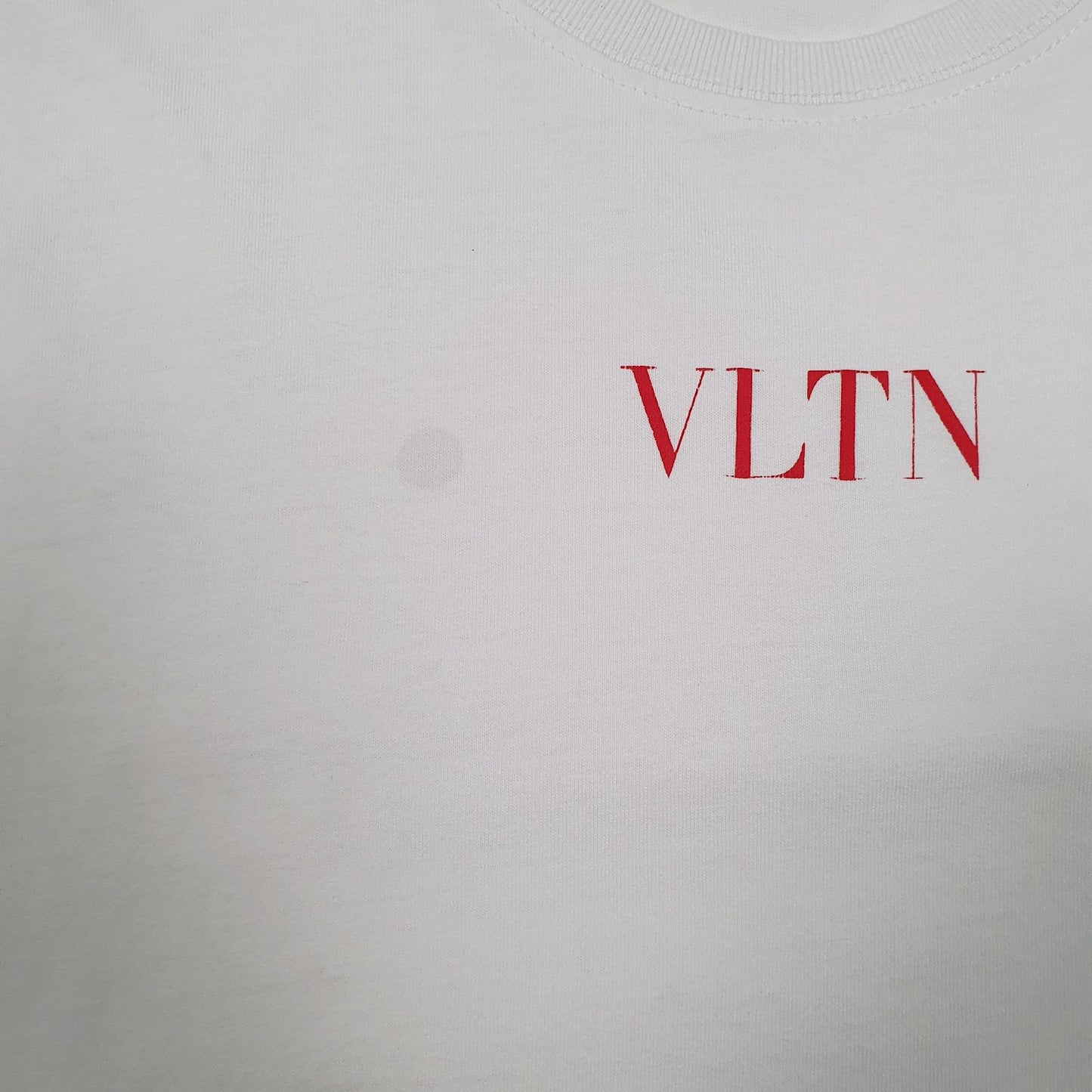 Mens White Valentino   T Shirt