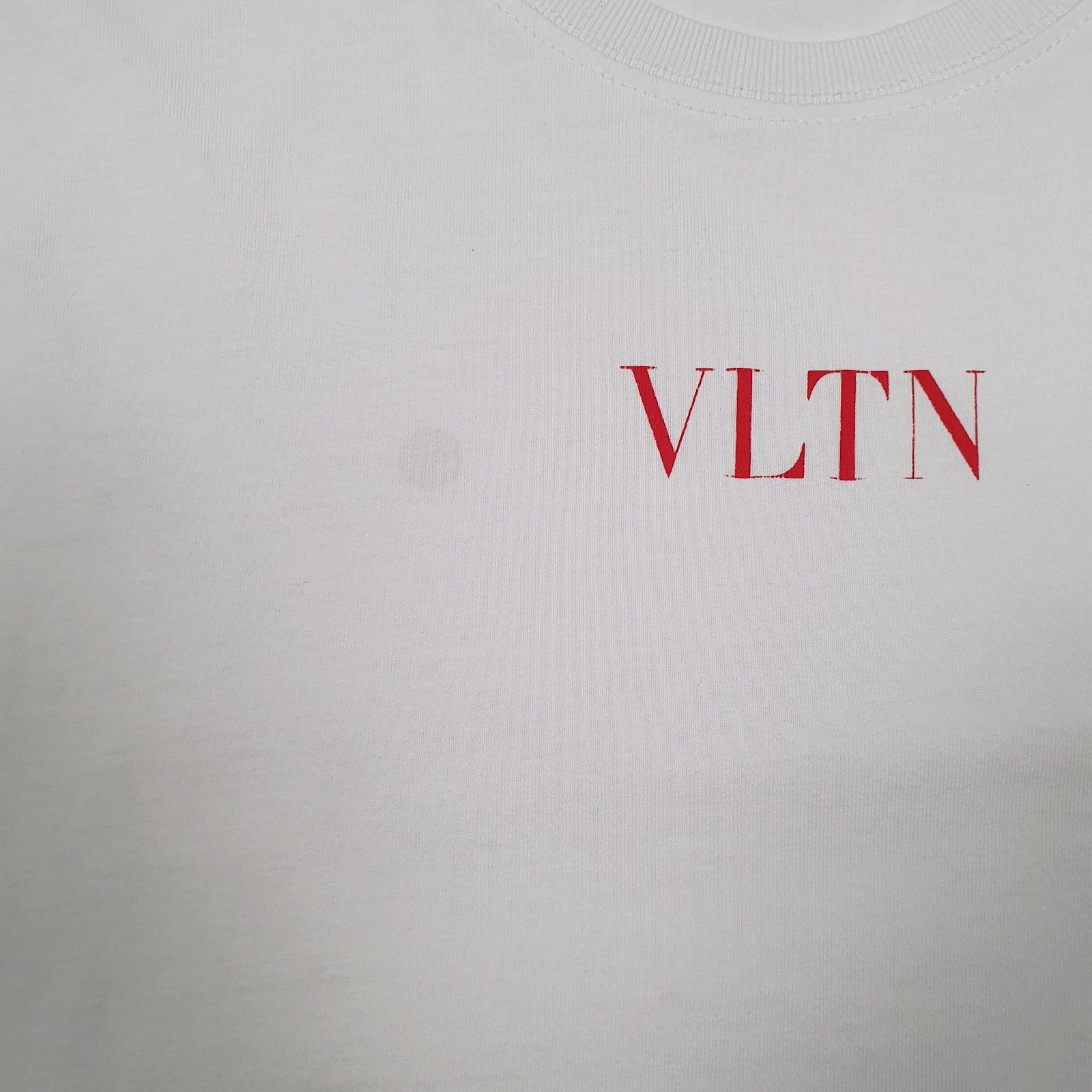 Mens White Valentino   T Shirt
