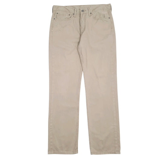 Mens Beige Levis  514 JeansW34 L32