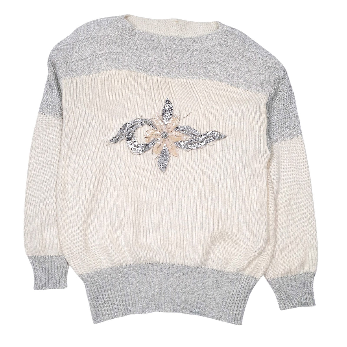 Womens Cream Unbranded  Crewneck Jumper