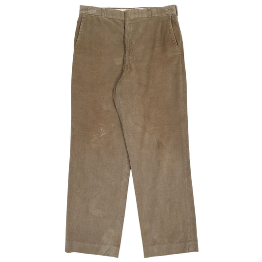 Mens Brown L.L Bean Vintage 90s Corduroy Trousers