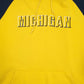 Mens Yellow Champ Sports Michigan Hoodie Jumper