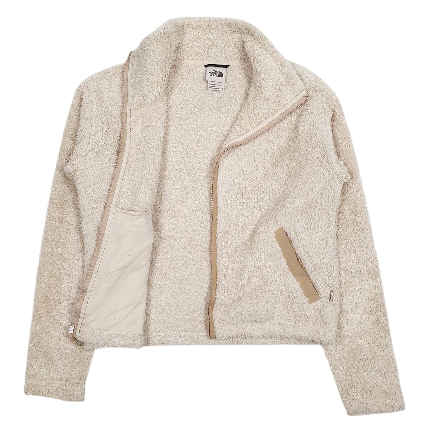 Womens Cream The North Face  Full Zip Jumper