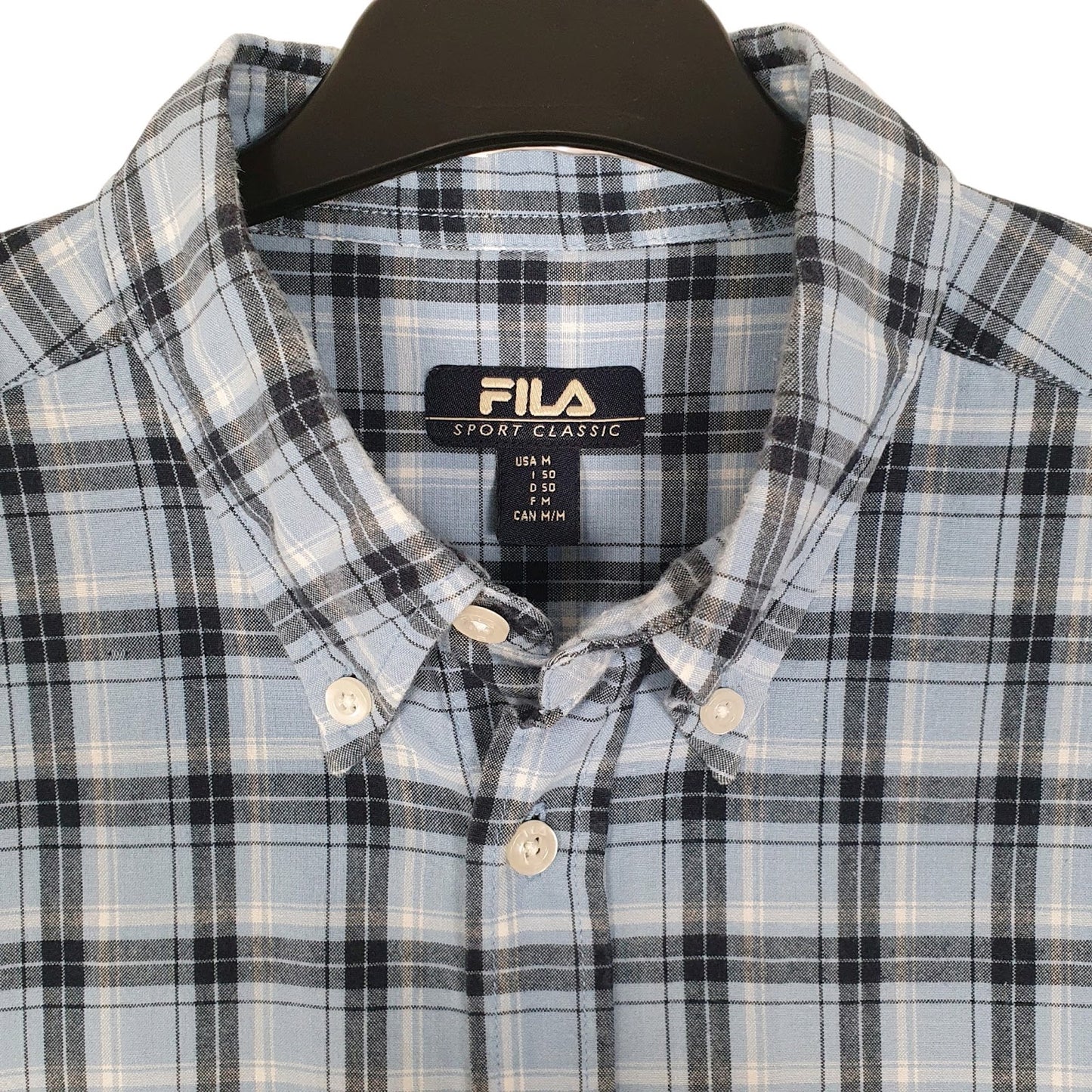 Mens Blue Fila   Shirt