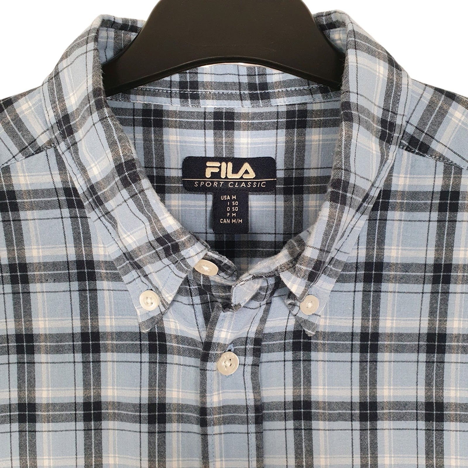 Mens Blue Fila   Shirt