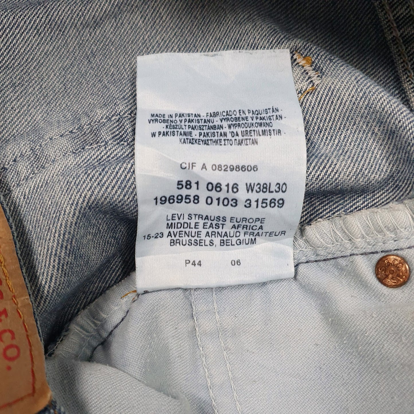 Mens Blue Levis   Jeans