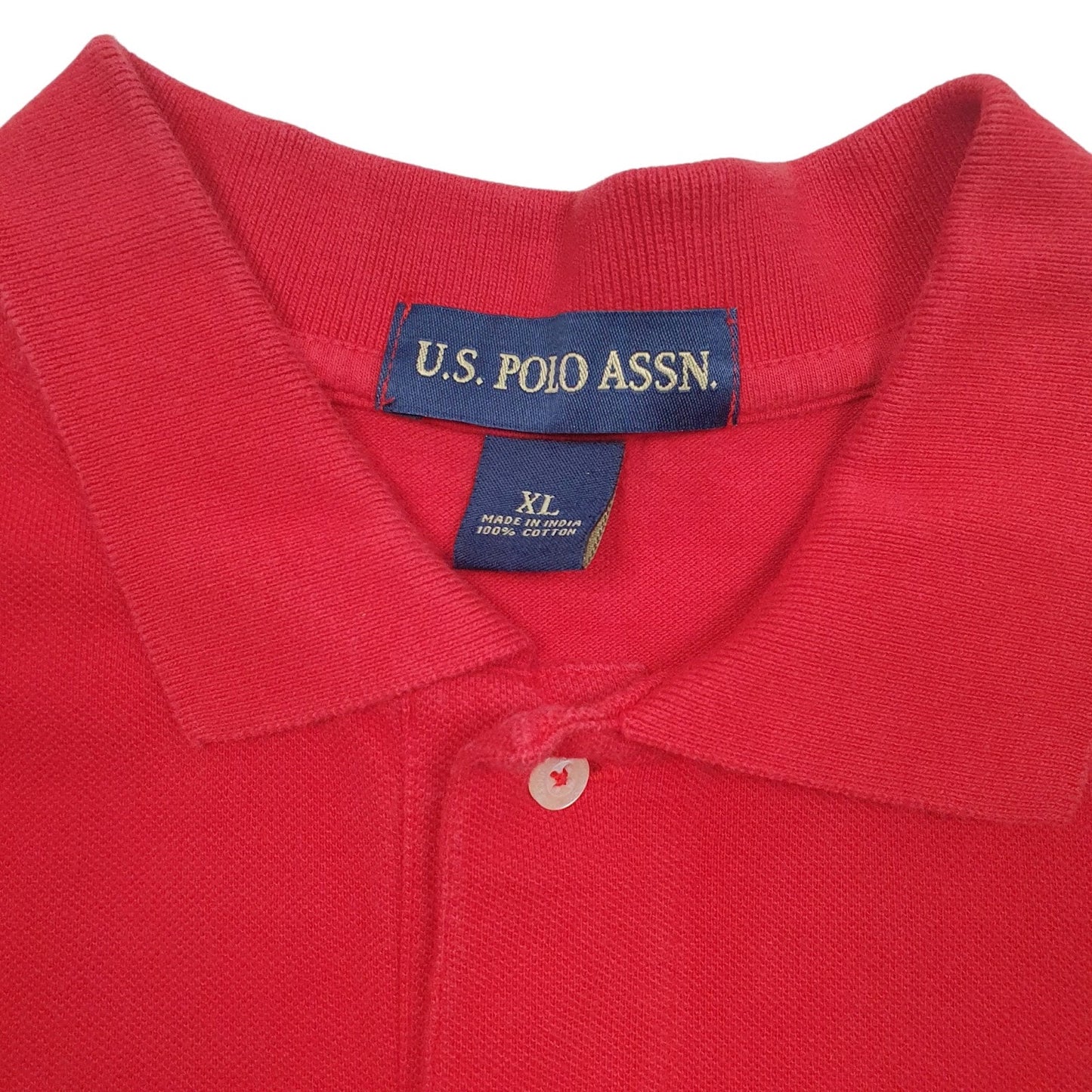 Mens Red US Polo Assn   Polo Shirt