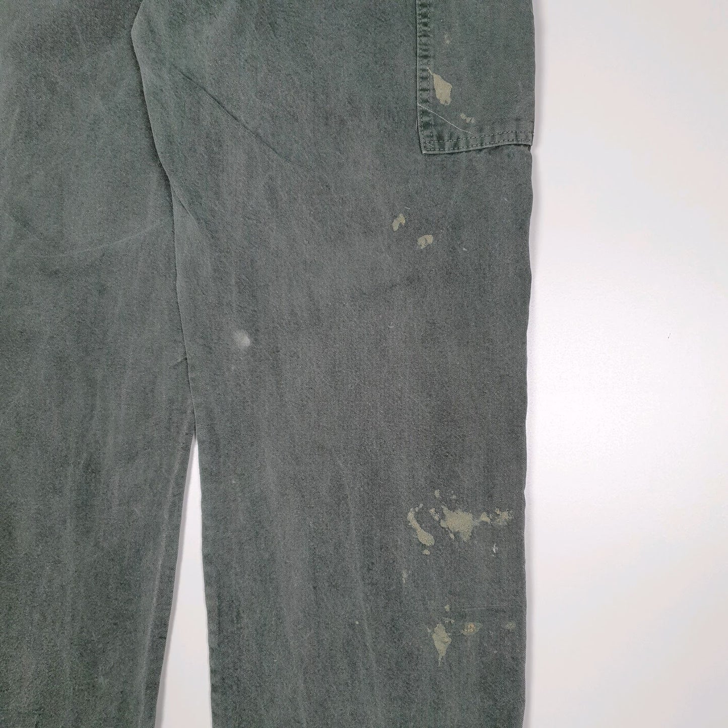 Mens Green Dickies   Trousers