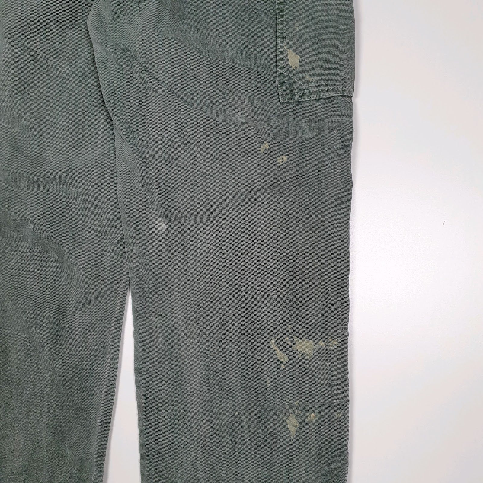 Mens Green Dickies   Trousers