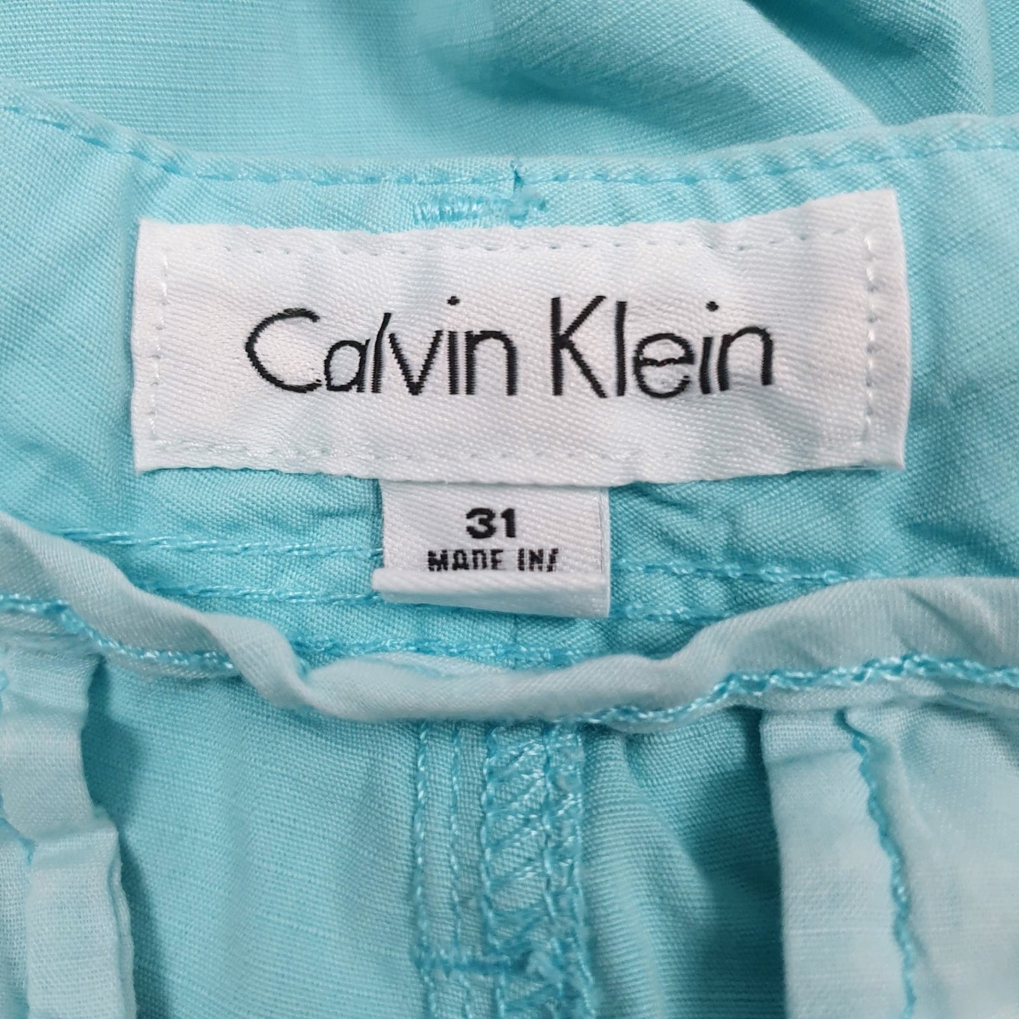 Mens Blue Calvin Klein  Hoodie Shorts