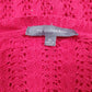 Womens Pink NY Collection  V Neck Jumper