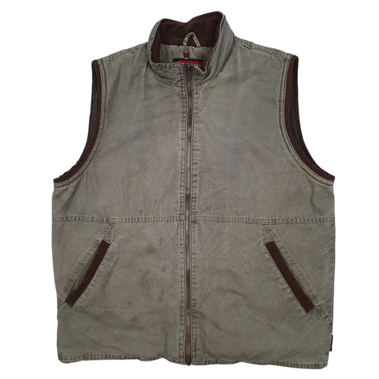 Mens Grey Wrangler Workwear Sherpa Lined Corduroy  Coat