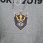 Mens Grey Under Armour Cold Gear Hoodie Jumper