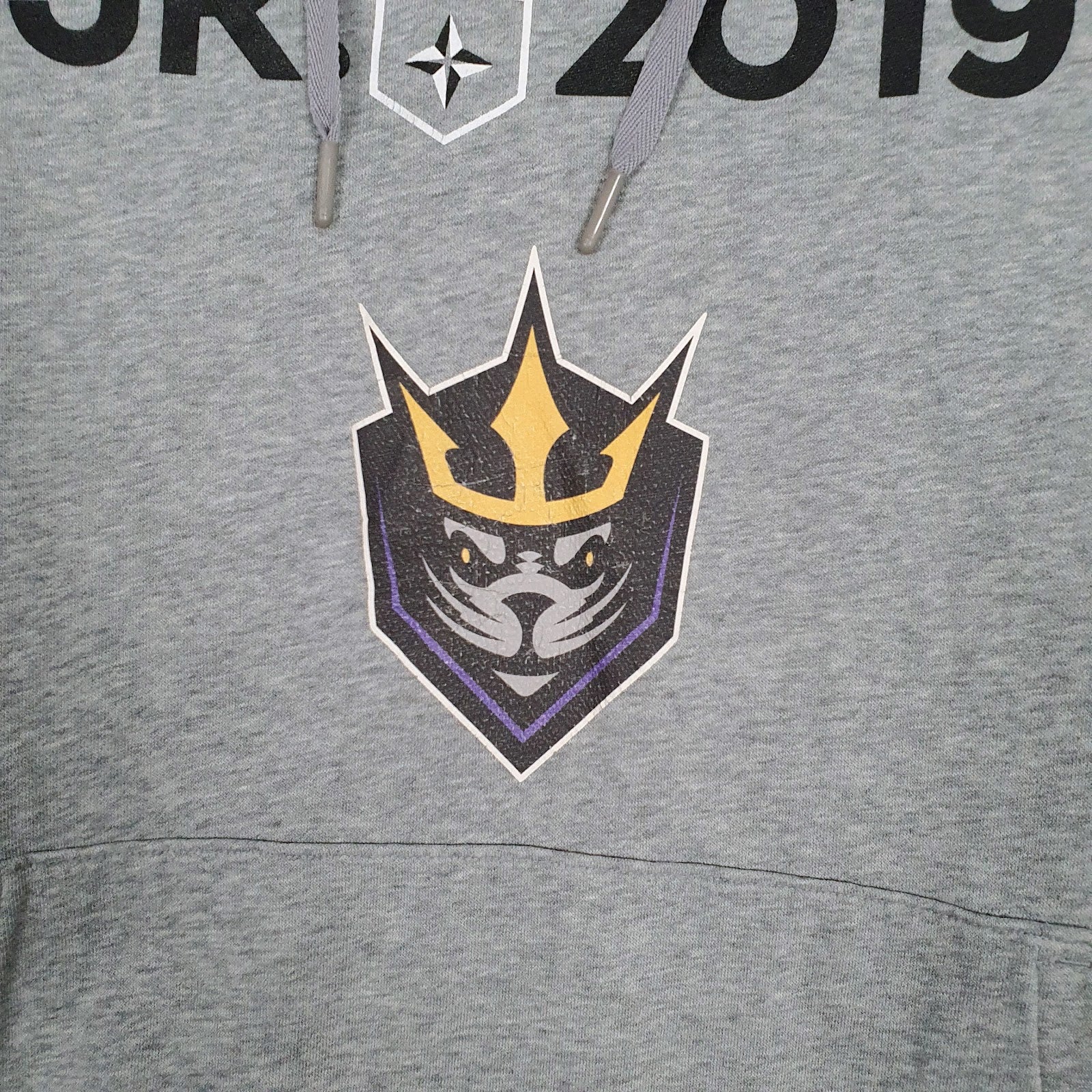 Mens Grey Under Armour Cold Gear Hoodie Jumper
