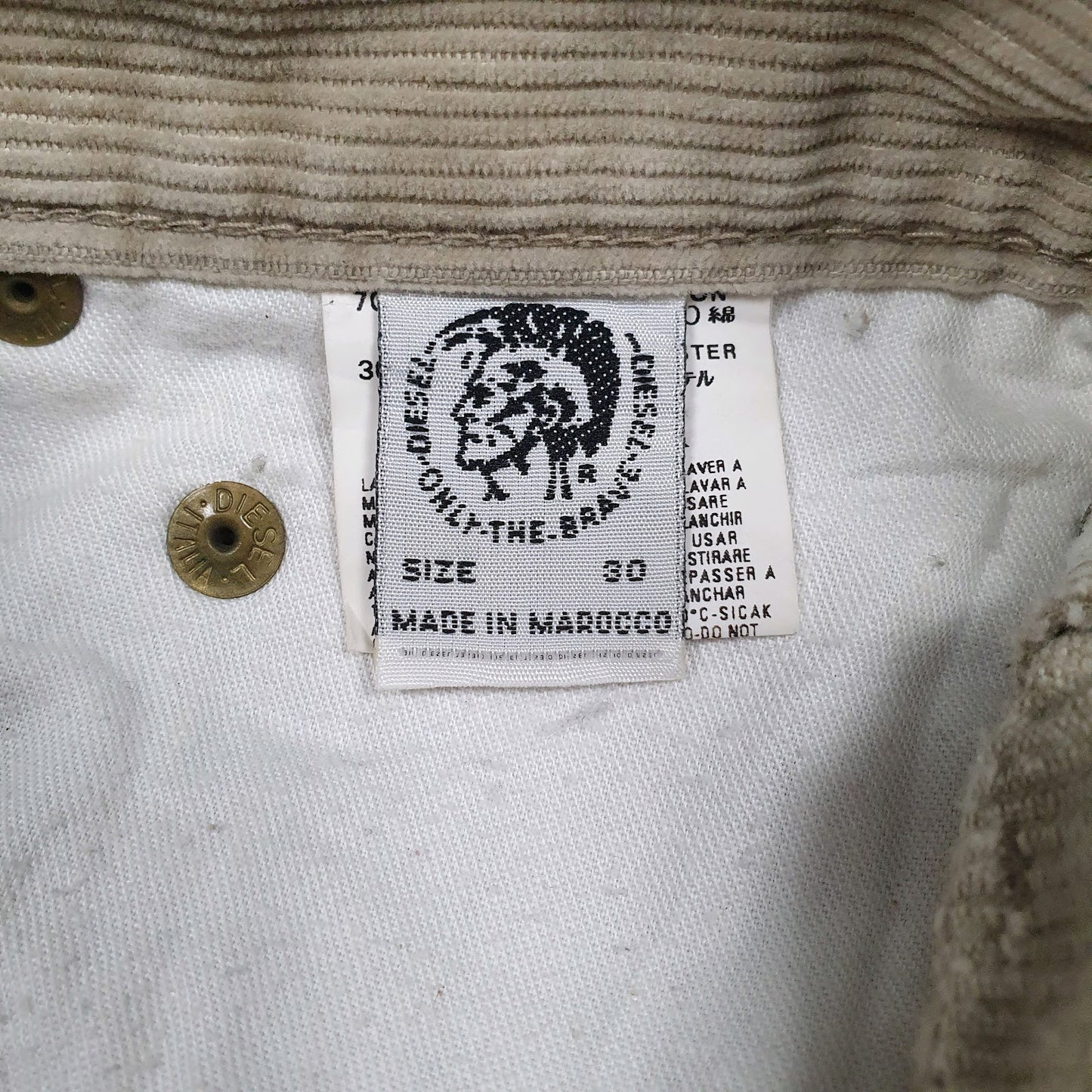 Mens Brown Diesel   Trousers