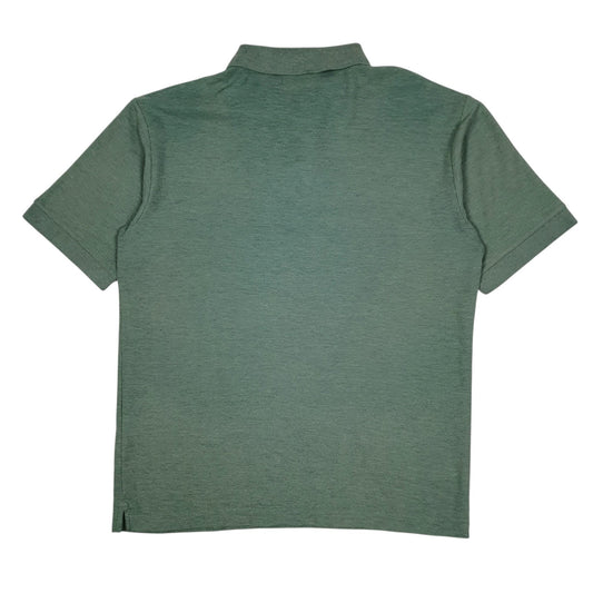Mens Green Fila   Polo Shirt