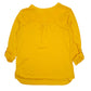 Womens Yellow Tu Henley  T Shirt