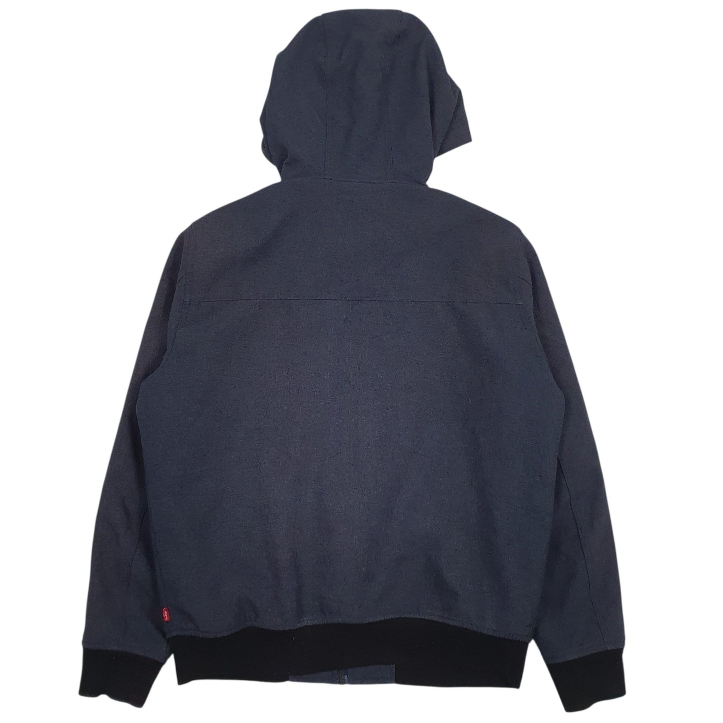 Mens Navy Levis Sherpa Lined  Coat