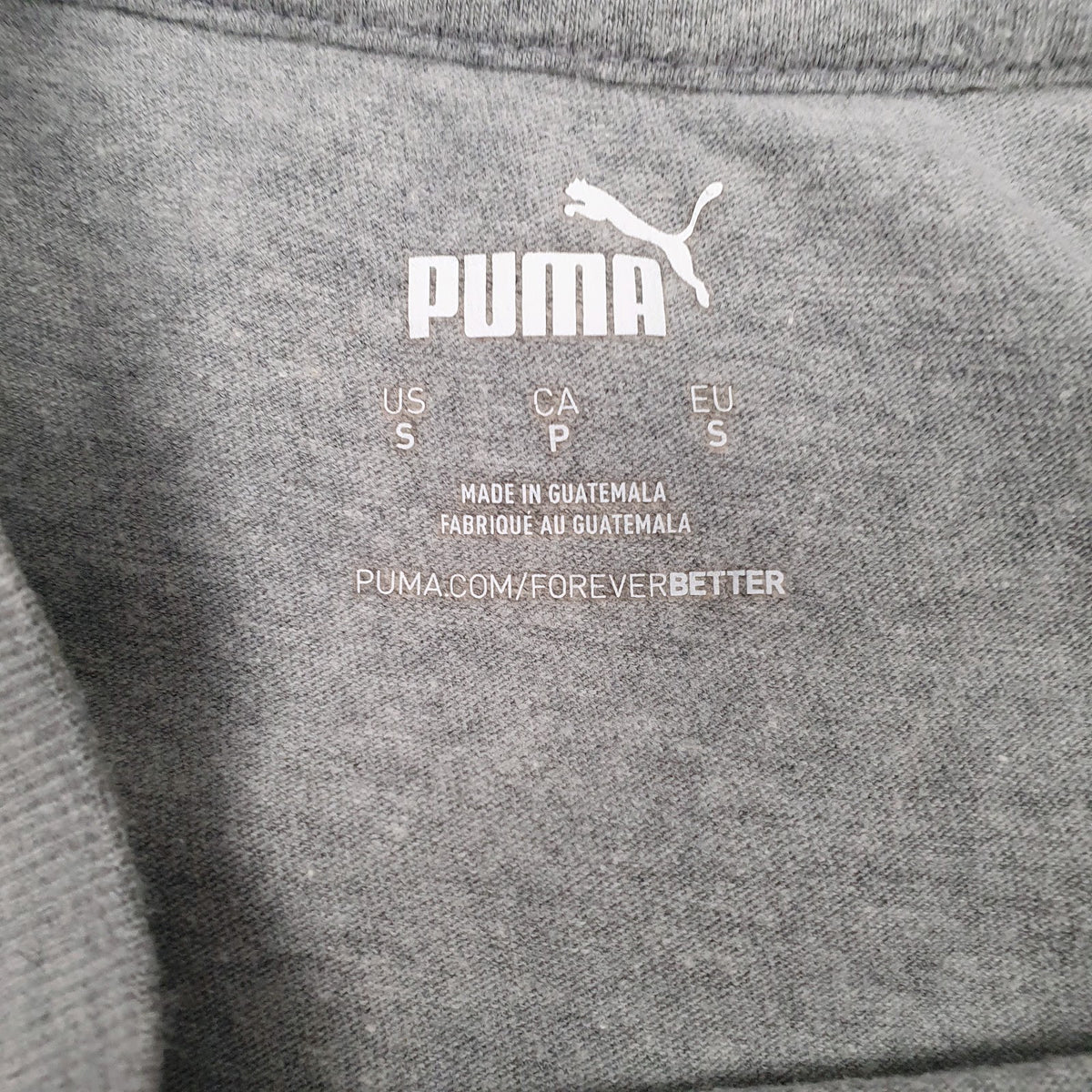 Mens Grey Puma   T Shirt